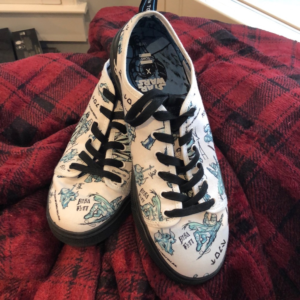 Tom’s Star Wars tie shoes